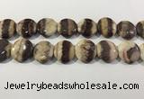 CRC1074 15.5 inches 25mm flat round rhodochrosite beads