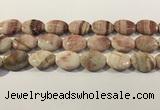 CRC1079 15.5 inches 18*25mm oval rhodochrosite beads wholesale