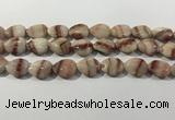 CRC1083 15.5 inches 15*20mm flat teardrop rhodochrosite beads