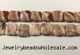 CRC1095 15.5 inches 25*25mm square rhodochrosite beads wholesale