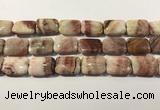 CRC1101 15.5 inches 18*25mm rectangle rhodochrosite beads