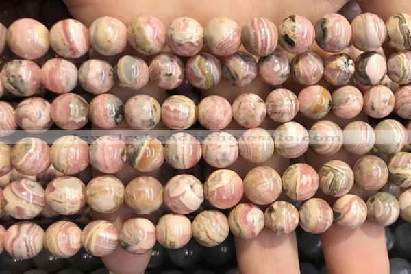 CRC1150 15.5 inches 8mm round rhodochrosite gemstone beads