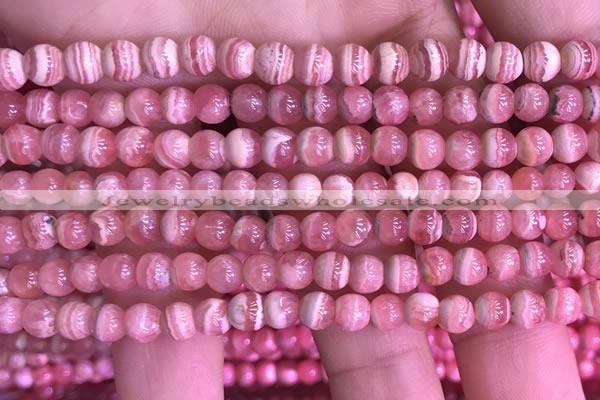 CRC1158 15.5 inches 5mm round rhodochrosite gemstone beads