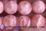 CRC1160 15.5 inches 7mm round rhodochrosite gemstone beads