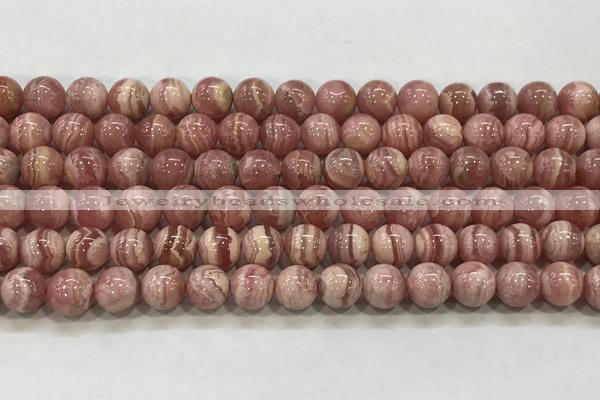 CRC1189 15.5 inches 10mm round Argentina rhodochrosite beads