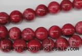 CRC19 15.5 inches 10mm round dyed rhodochrosite gemstone beads