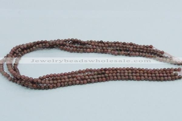 CRC200 16 inches 4mm round rhodochrosite gemstone beads wholesale