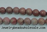 CRC202 16 inches 8mm round rhodochrosite gemstone beads wholesale