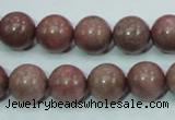 CRC204 16 inches 12mm round rhodochrosite gemstone beads wholesale