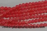 CRC500 15.5 inches 4mm round synthetic rhodochrosite beads