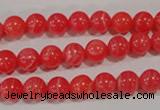 CRC502 15.5 inches 8mm round synthetic rhodochrosite beads