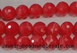 CRC513 15.5 inches 10mm faceted round synthetic rhodochrosite beads