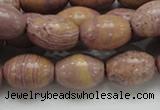 CRC67 15.5 inches 13*18mm rice rhodochrosite gemstone beads