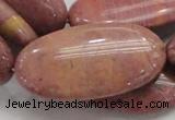 CRC80 15.5 inches 25*50mm oval rhodochrosite gemstone beads