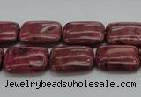 CRC822 15.5 inches 12*16mm rectangle Brazilian rhodochrosite beads