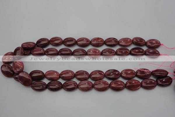 CRC831 15.5 inches 10*14mm oval Brazilian rhodochrosite beads