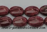 CRC833 15.5 inches 13*18mm oval Brazilian rhodochrosite beads