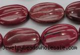 CRC835 15.5 inches 18*25mm oval Brazilian rhodochrosite beads