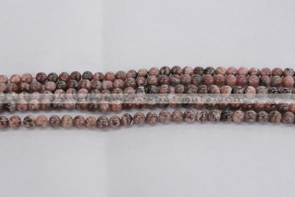 CRC901 15.5 inches 6mm round natural rhodochrosite beads