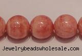 CRC91 16 inches 16mm round grade AA argentina rhodochrosite beads