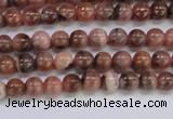 CRC911 15.5 inches 4mm round natural rhodochrosite beads