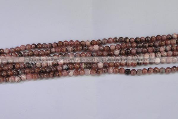 CRC912 15.5 inches 5mm round natural rhodochrosite beads