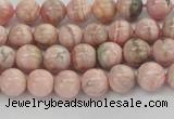 CRC921 15.5 inches 6mm round natural rhodochrosite beads