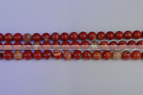 CRE304 15.5 inches 12mm round red jasper beads wholesale