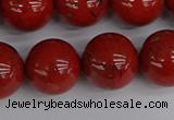 CRE315 15.5 inches 14mm round red jasper beads wholesale