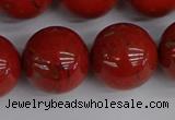 CRE318 15.5 inches 20mm round red jasper beads wholesale