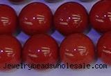 CRE327 15.5 inches 18mm round red jasper beads wholesale