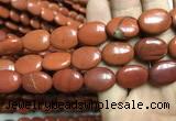 CRE64 15.5 inches 13*18mm oval red jasper beads wholesale