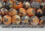 CRF324 15.5 inches 10mm round dyed rain flower stone beads wholesale