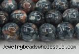 CRF333 15.5 inches 14mm round dyed rain flower stone beads wholesale