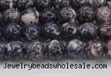 CRF336 15.5 inches 6mm round dyed rain flower stone beads wholesale