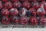 CRF345 15.5 inches 10mm round dyed rain flower stone beads wholesale