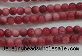 CRF438 15.5 inches 3mm round dyed rain flower stone beads wholesale