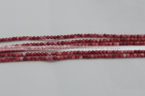 CRF438 15.5 inches 3mm round dyed rain flower stone beads wholesale