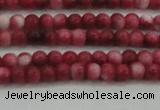 CRF439 15.5 inches 3mm round dyed rain flower stone beads wholesale