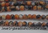 CRF446 15.5 inches 3mm round dyed rain flower stone beads wholesale