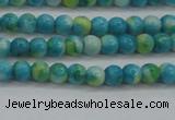 CRF451 15.5 inches 3mm round dyed rain flower stone beads wholesale