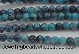 CRF452 15.5 inches 3mm round dyed rain flower stone beads wholesale