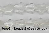 CRG08 15.5 inches 12*12mm star white crystal gemstone beads wholesale