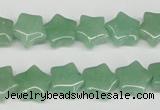 CRG10 15.5 inches 12*12mm star green aventurine gemstone beads