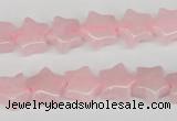 CRG11 15.5 inches 12*12mm star rose quartz gemstone beads wholesale