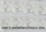 CRG20 15.5 inches 16*16mm star white agate gemstone beads wholesale