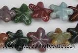 CRG24 15.5 inches 16*16mm star Indian agate gemstone beads wholesale