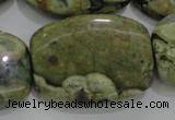 CRH144 15.5 inches 25*35mm rectangle rhyolite gemstone beads