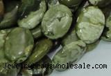 CRH45 15.5 inches 14*18mm oval rhyolite beads wholesale