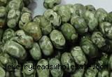 CRH96 15.5 inches 6*10mm rondelle rhyolite beads wholesale